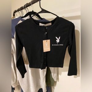 MISGUIDED PLAY BOY BUTTON UP